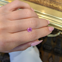 1.03 Ct. Pink Sapphire from Ceylon (Sri Lanka) Life Style