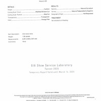 1.55 Ct. Padparadscha Sapphire from Ceylon (Sri Lanka) Scan Report