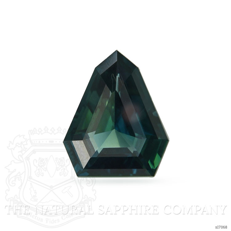 3.15 Ct. Bluish Green Sapphire from Ceylon (Sri Lanka)