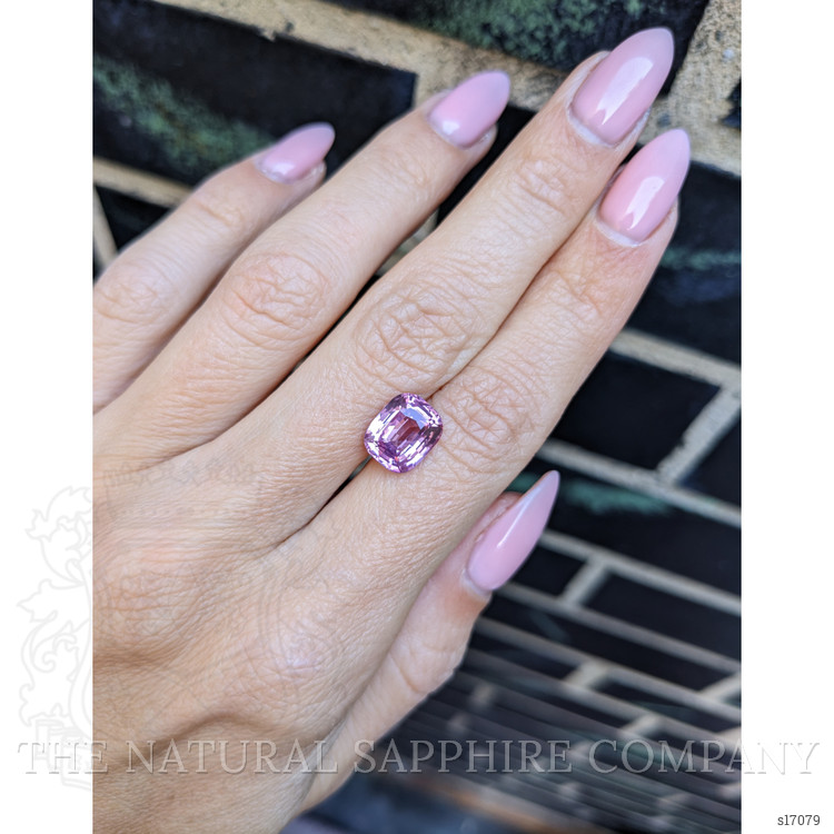 4.07 Ct. Purplish Pink Sapphire from Ceylon (Sri Lanka)