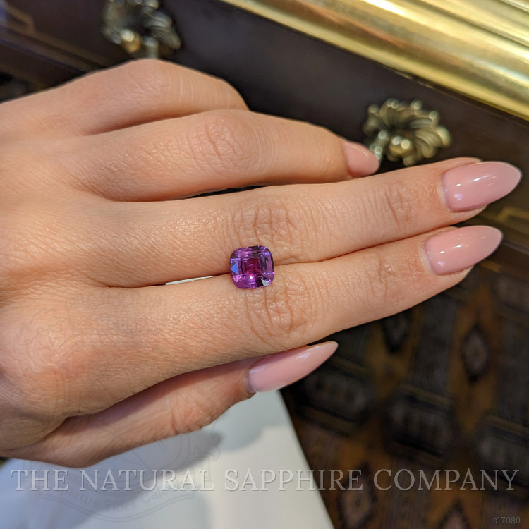 2.28 Ct. Purplish Pink Sapphire from Madagascar