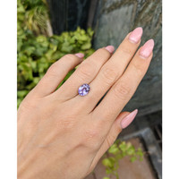 2.78 Ct. Purple Sapphire from Ceylon (Sri Lanka) Life Style