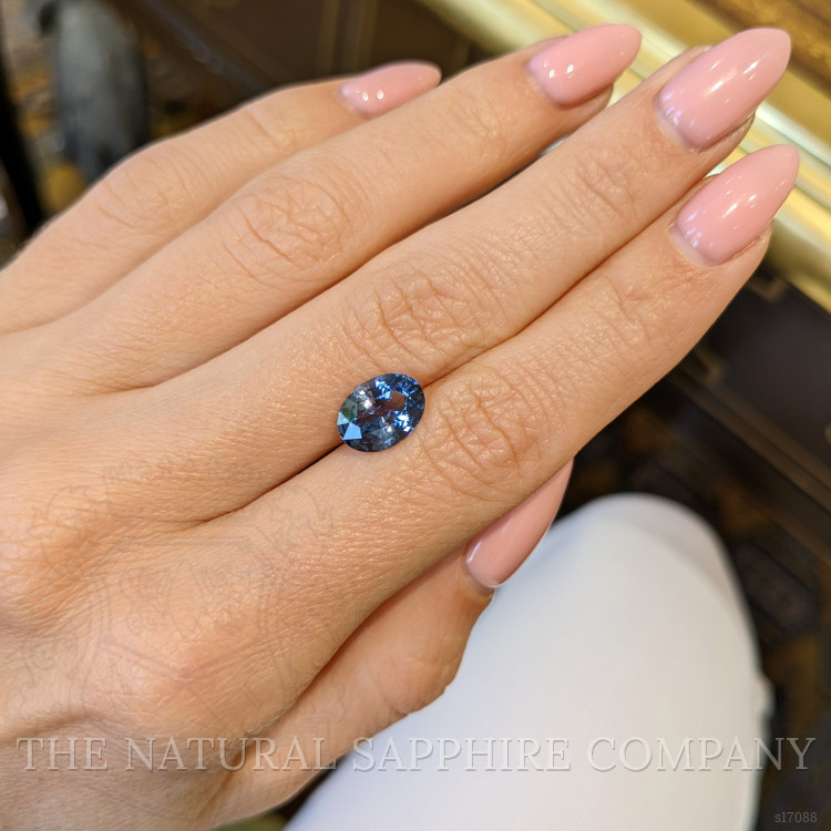 2.78 Ct. Blue Sapphire from Ceylon (Sri Lanka)