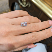 4.16 Ct. Peach Sapphire from Ceylon (Sri Lanka) Life Style