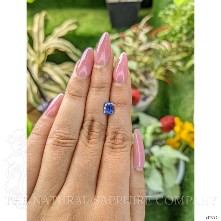 1.56 Ct. Blue Sapphire from Ceylon (Sri Lanka)
