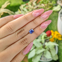 1.56 Ct. Blue Sapphire from Ceylon (Sri Lanka) Life Style