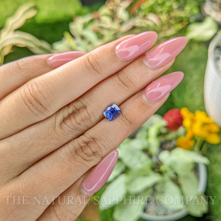 1.56 Ct. Blue Sapphire from Ceylon (Sri Lanka)