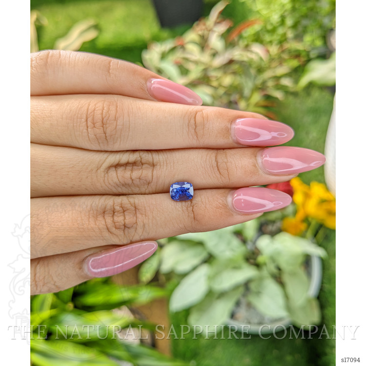 1.56 Ct. Blue Sapphire from Ceylon (Sri Lanka)