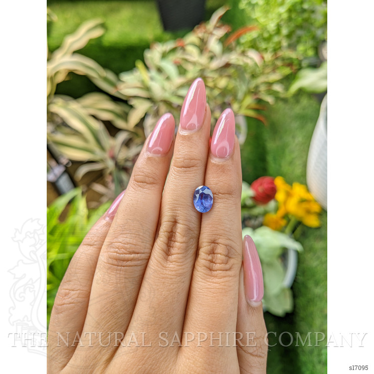 2.30 Ct. Blue Sapphire from Ceylon (Sri Lanka)