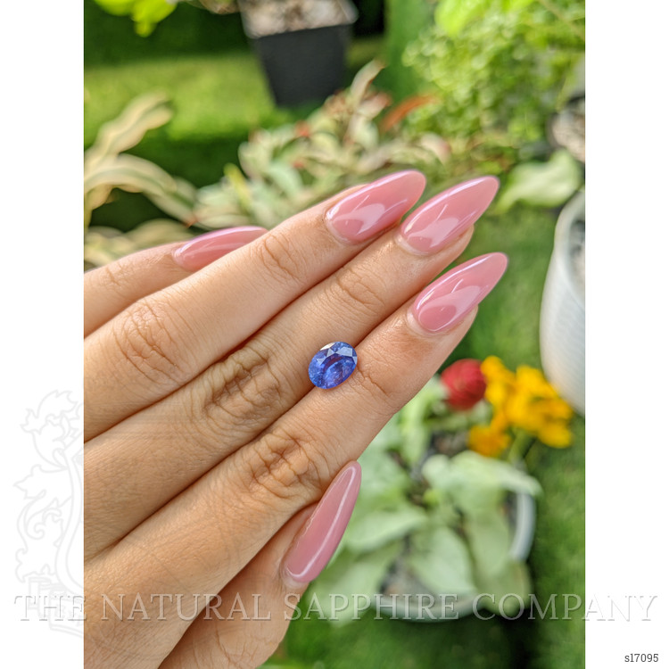 2.30 Ct. Blue Sapphire from Ceylon (Sri Lanka)