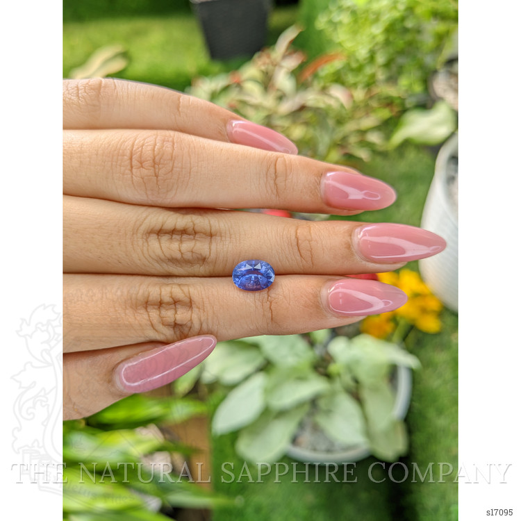 2.30 Ct. Blue Sapphire from Ceylon (Sri Lanka)