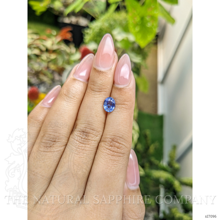 1.64 Ct. Blue Sapphire from Ceylon (Sri Lanka)