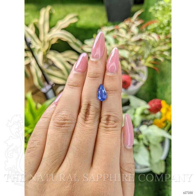 2.36 Ct. Blue Sapphire from Ceylon (Sri Lanka)