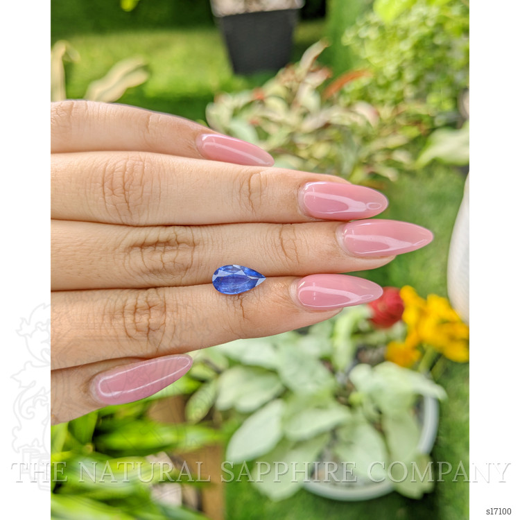 2.36 Ct. Blue Sapphire from Ceylon (Sri Lanka)