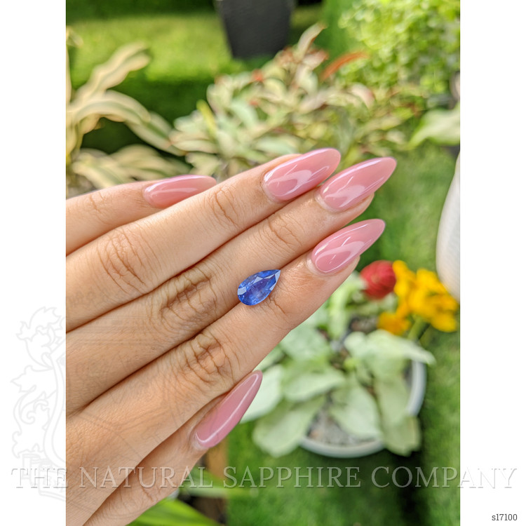 2.36 Ct. Blue Sapphire from Ceylon (Sri Lanka)
