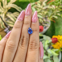 2.08 Ct. Blue Sapphire from Ceylon (Sri Lanka) Life Style