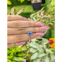 3.20 Ct. Blue Sapphire from Ceylon (Sri Lanka) Life Style