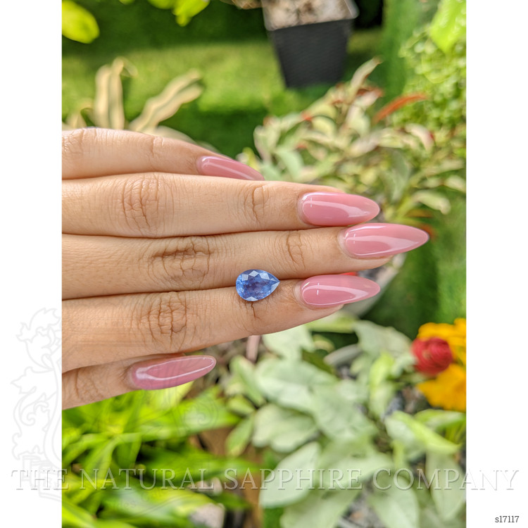 3.20 Ct. Blue Sapphire from Ceylon (Sri Lanka)