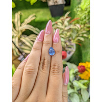 3.20 Ct. Blue Sapphire from Ceylon (Sri Lanka) Life Style