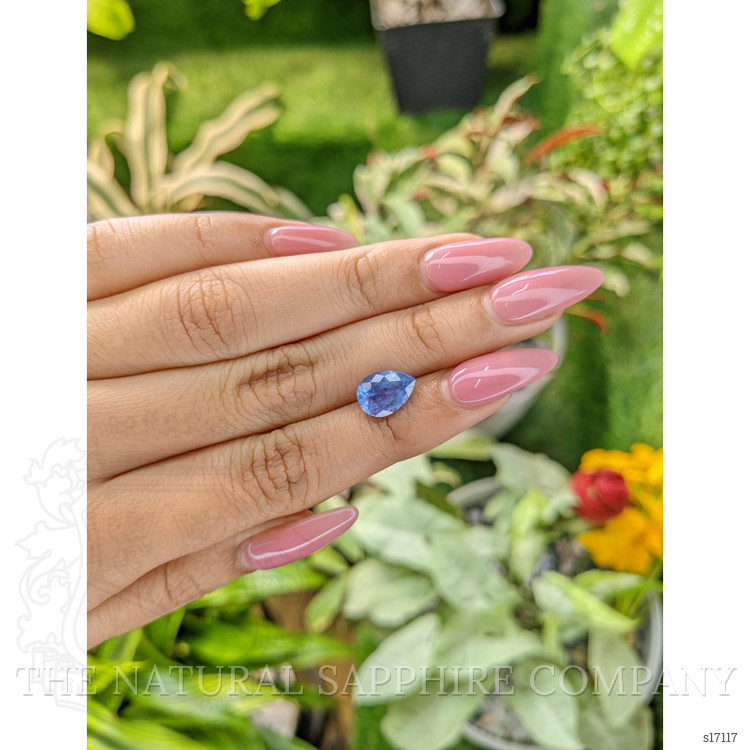 3.20 Ct. Blue Sapphire from Ceylon (Sri Lanka)