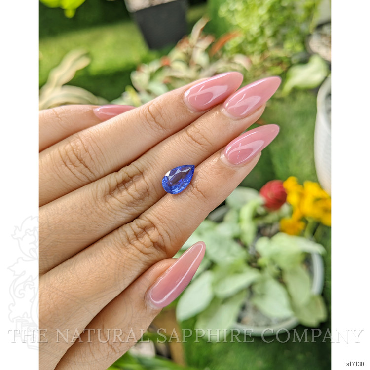 2.63 Ct. Blue Sapphire from Ceylon (Sri Lanka)