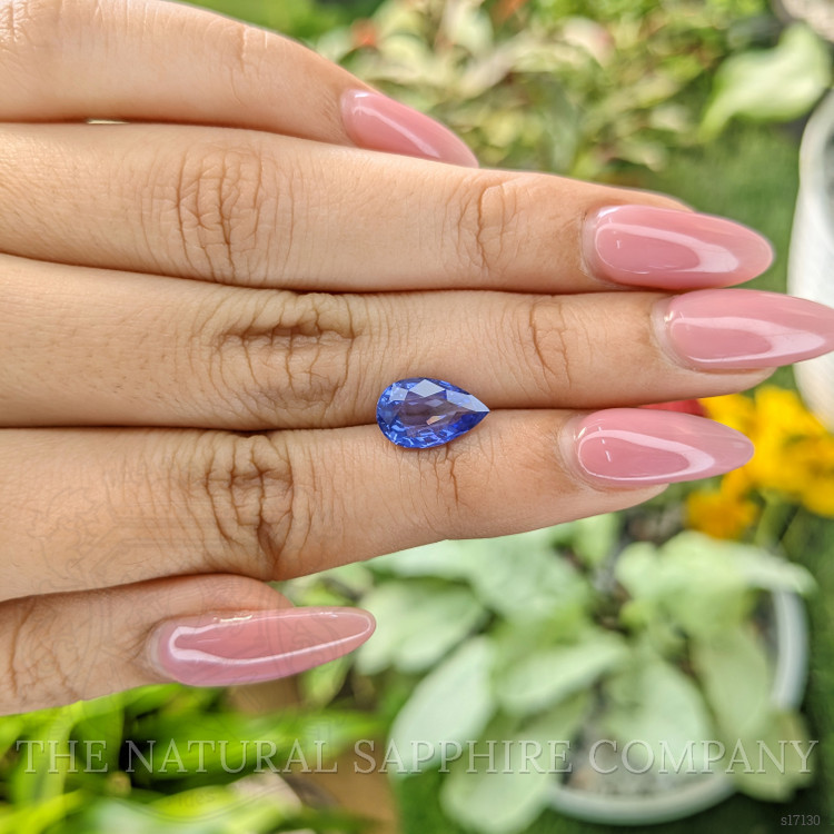 2.63 Ct. Blue Sapphire from Ceylon (Sri Lanka)