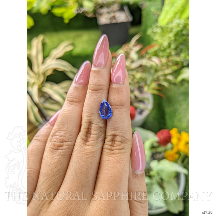2.63 Ct. Blue Sapphire from Ceylon (Sri Lanka)