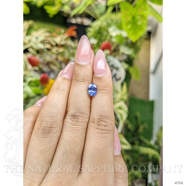 1.71 Ct. Blue Sapphire from Ceylon (Sri Lanka)