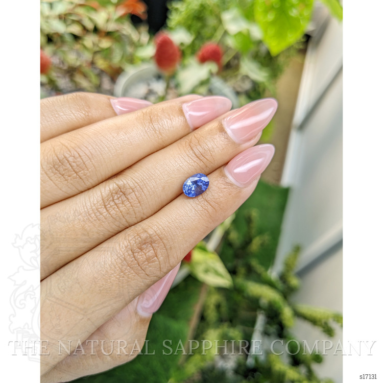 1.71 Ct. Blue Sapphire from Ceylon (Sri Lanka)