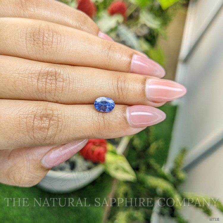 1.71 Ct. Blue Sapphire from Ceylon (Sri Lanka)