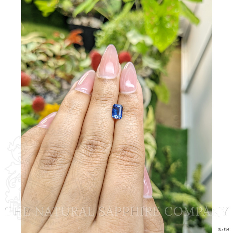 1.17 Ct. Blue Sapphire from Ceylon (Sri Lanka)