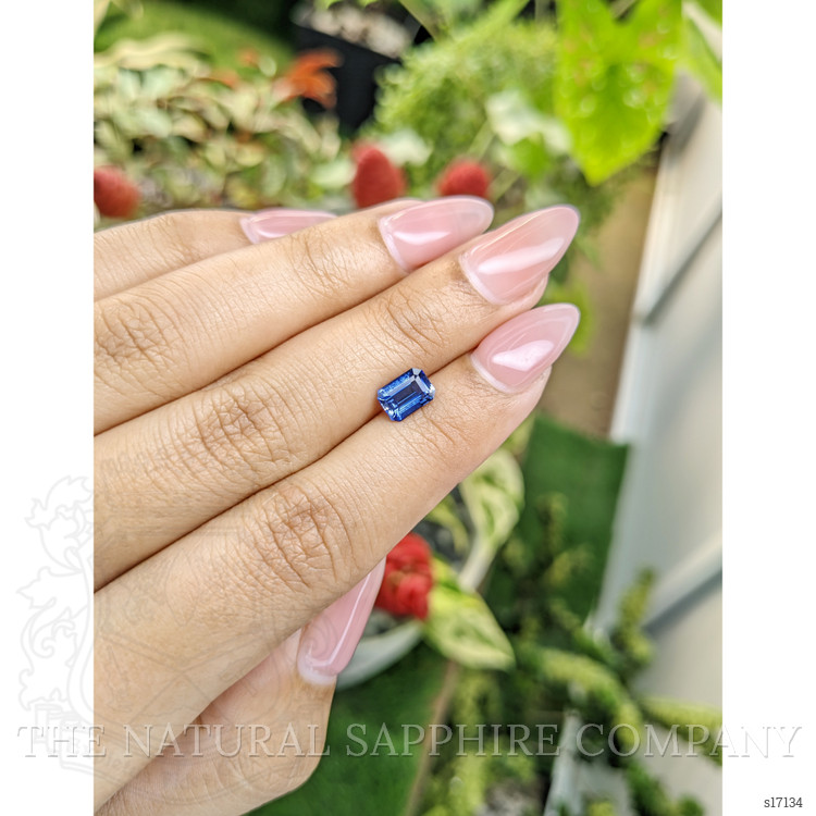 1.17 Ct. Blue Sapphire from Ceylon (Sri Lanka)