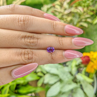 1.41 Ct. Pinkish Purple Sapphire from Ceylon (Sri Lanka) Life Style