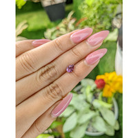 1.02 Ct. Purplish Pink Sapphire from Ceylon (Sri Lanka) Life Style