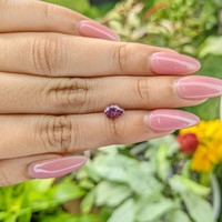 1.02 Ct. Purplish Pink Sapphire from Ceylon (Sri Lanka) Life Style