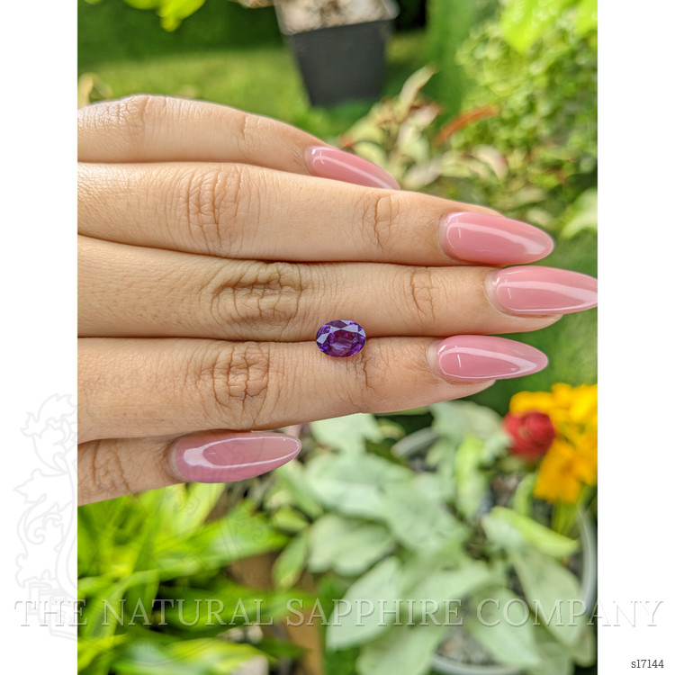 2.12 Ct. Purple Sapphire from Ceylon (Sri Lanka)