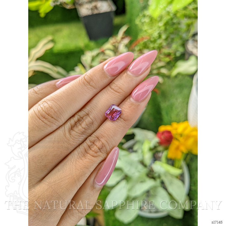 1.94 Ct. Purplish Pink Sapphire from Ceylon (Sri Lanka)