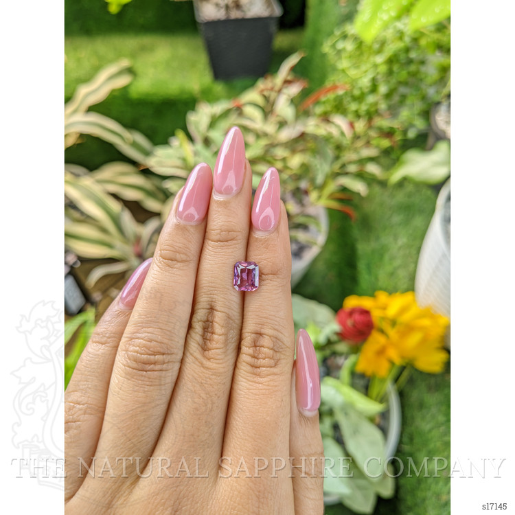 1.94 Ct. Purplish Pink Sapphire from Ceylon (Sri Lanka)