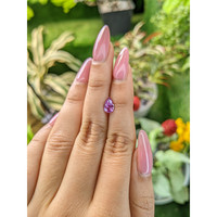 1.06 Ct. Pinkish Purple Sapphire from Ceylon (Sri Lanka) Life Style