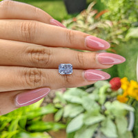 2.74 Ct. Violet Sapphire from Ceylon (Sri Lanka) Life Style