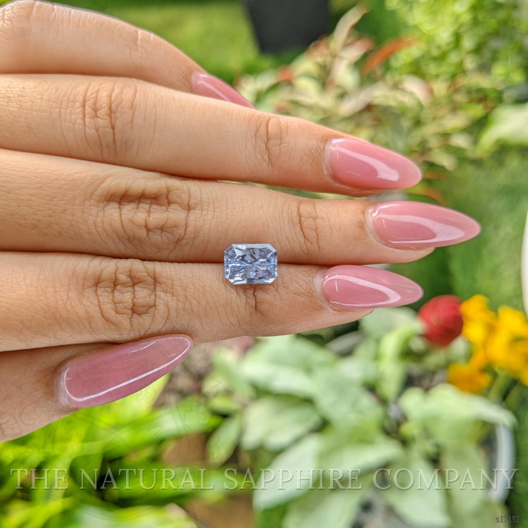 2.74 Ct. Violet Sapphire from Ceylon (Sri Lanka)