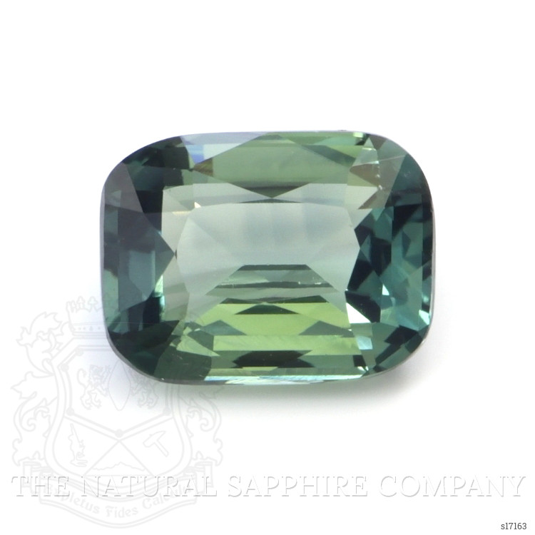 3.33 Ct. Bluish Green Sapphire from Ceylon (Sri Lanka)