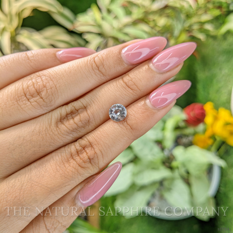 1.54 Ct. White Sapphire from Ceylon (Sri Lanka)