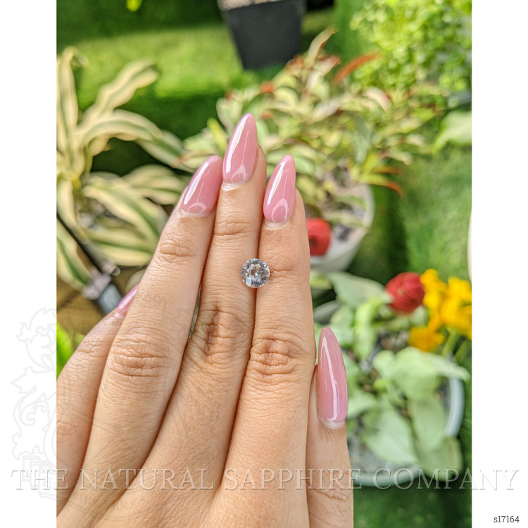 1.54 Ct. White Sapphire from Ceylon (Sri Lanka)