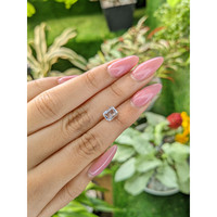 1.53 Ct. White Sapphire from Ceylon (Sri Lanka) Life Style