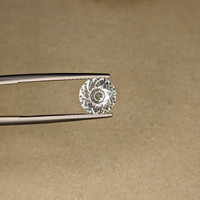 1.94 Ct. White Sapphire from Ceylon (Sri Lanka) Life Style