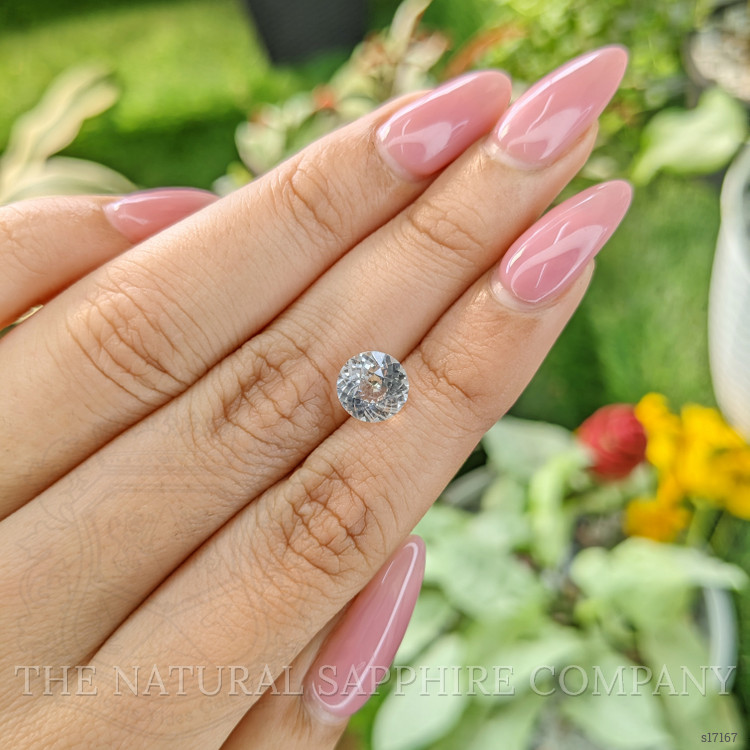 1.94 Ct. White Sapphire from Ceylon (Sri Lanka)