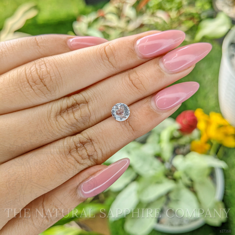 1.37 Ct. White Sapphire from Ceylon (Sri Lanka)