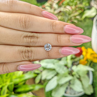 1.37 Ct. White Sapphire from Ceylon (Sri Lanka) Life Style