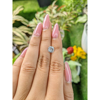 1.54 Ct. White Sapphire from Ceylon (Sri Lanka) Life Style